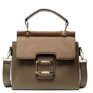 Женщины Сумки на ремне Пряжка PU Кожаные сумки Crossbody Знаменитая весенняя SAC Femme