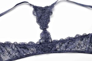 Nxy Sexy SetForeign Comércio na Europa e América reunidos Lace Front Fivle Beauty Back Lingerie Sutiã Set Underwear Mulheres 1128