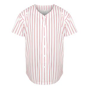 Wholesale stripe baseball jersey resale online - Custom Blank baseball jersey with stripe