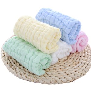 Baby muslin tvättdukar och handdukar naturliga ekologiska bomullstorkar handduk muslin tvättduk för känslig hud y2