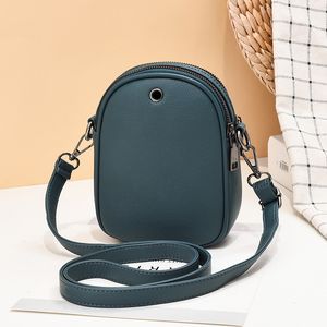 Women Phone Bag Designer Shoulder Bags Fashion PU Leather Crossbody Message Purse Female Purses Small Pocket Outdoor Packs