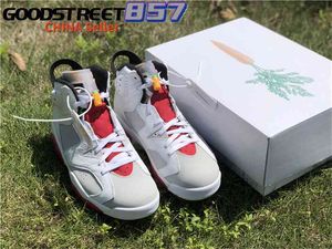 2021 Authentic 6 Hare Athletic Shoes Men Women Neutral Grey White True Red Black Bugs Bunny 6S Trainers Sneakers CT8529-062 With Original