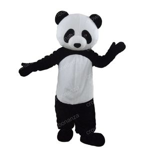 Хэллоуин прекрасная панда талисмана костюм талисмана высочайшее качество мультфильм наряд персонаж костюм взрослых размер рождественские карнавал день рождения вечеринка на открытом воздухе