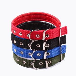 Basic Small Dog Collars with Free Ship Pitbull Adjustable Puppy Beagle Pet Accessories Cats Products for Pets S-XXL