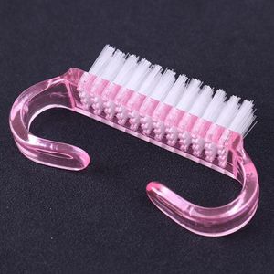 1000 PCS Escovas de Prego 6.5 * 3,5 cm Pink Nails Art Dust Brush Tools Limpe Manicure Pedicure Unhas Acessórios Filha de limpeza da unha com DHL FedEx Ups Entrega