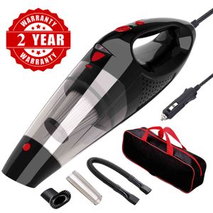 Carro de poder forte DC 12 volts molhado / seco Auto aspirador de pó com saco de armazenamento e luz LED