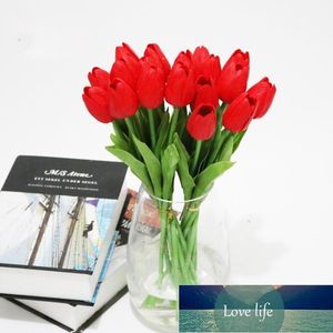 Decorative Flowers & Wreaths 10Pcs Tulips Artificial Real Touch Artificiales Para Decora Mini Tulip For Home Wedding Decoration Flowers1 Factory price expert