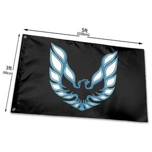 Pontiac Trans Am Firebird Flag Vivid Color UV устойчивый к устойчивому устойчивому ультрафугированию Открытый двойной сшитый украшения баннер 90x150см спортивный цифровой печати оптом