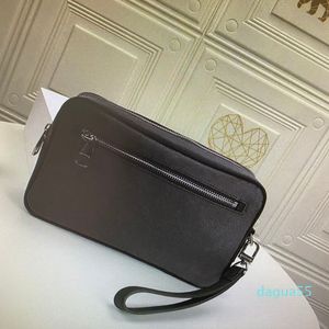Handgelenke Taschen für Männer Fashion klassische Designer Clutch Bag Frauen beschichtete Leinwand Leder Handgelenk Toilette Wallet Wallet Wallet