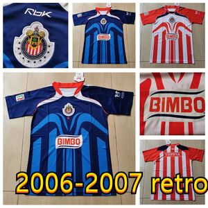 2006 07 Chivas Ретро Гуадалахара футбол для футбола Regal O.Peralta I.Brizuela A.Pulido A.Vega 06 07 Chivas Классическая футбольная футболка