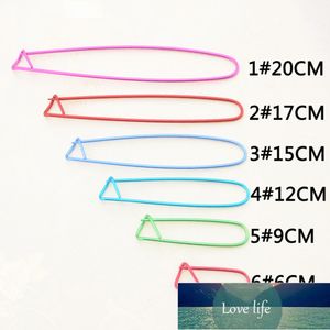 6 sztuk / zestaw Aluminiowe Nazwy Dziewiarskie Clip Craft Craft Stitch Posiadacze Safety Pinów Szydełkowe Haki Blokowanie Tkactwo Narzędzia do szycia Cena fabryczna Expert Design Quality Najnowsze