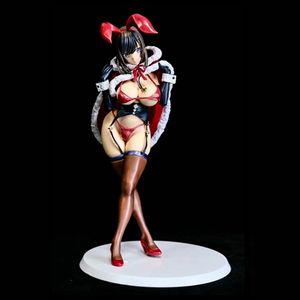 2021 Ny 28cm 1/6 Skala Japan Anime Native Mataro Christmas Bunny Sexig flicka PVC Action Figur Toy Adult Staty Model Doll Gift X0503