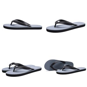 Mężczyźni Slide Moda Slipper Potrójny Szary Casual Beach Buty Hotel Flip Flops Lato Rabat Cena Odkryty Męskie Kapcie