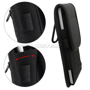 Utomhus sport resa vandring camping robusta fall nylon holster bälte klipp midja påse bärväska för 4.5-6.3 tum telefon iphone 12 13 Samsung S22 Ultra Huawei Moto LG