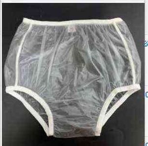 2PCS ABDL adult diapers pvc reusable baby pants diapers onesize plastic bikini pants ddlg adult baby underwear diapers 211103