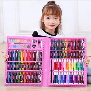 Highlighters Watercolor Pen Set 168 PCS Random Water Soluble Marker Painting For Schools Art Stationery Supplies Chrildren Gift