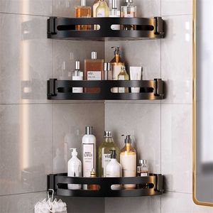 Badezimmerregal Duschregale Eckwandhalterung Lagerregal Halter Organizer Zubehör 211112