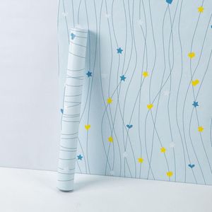 Bakgrundsbilder PVC Självhäftande tapet Customizable Längd Vattentät och fuktsäkert Wallsticker för vardagsrum Bedroom Peel Stick