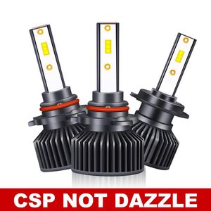 Faróis de carro H4 LED Farol H1 H7 H8 H9 H11 H13 Feixe Duplo Alto Baixo 6500k Luz Branca Mini Tamanho Lâmpadas Para Carro Auto IP67 12V