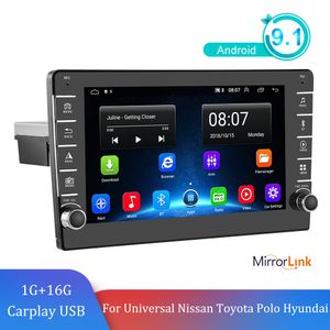 Android 9.0 2din GPS Car Stereo Radio 8 '' Car Multimedia Player dla Universal Volkswagen Nissan Hyundai Toyota Skoda Kia