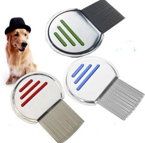 Dog Grooming Supplies Stainless Steel Terminator Lice Nit Kids Rid Headlice Super Density Teeth Remove Nits Comb Metal Hair SN2940