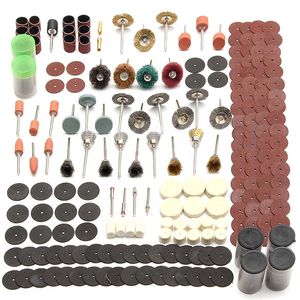 343pcs bit set suit mini borr rotationsverktyg passform Dremel grindingcarvingpolishing verktygssatsgrinder headsanding skiva