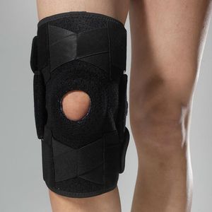 Elbow knäskydd 1st dubbel gångjärnstöd Öppet Patella Protector Stabilisator Elastisk andningsbar basket Ortopedisk gemensam dyna