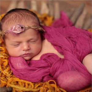 Baby Wrap Coperta estensibile Poliestere Wrap Neonato Servizio fotografico Swaddle Infant Photography Panno Fotografia Puntelli Accessori BT5575