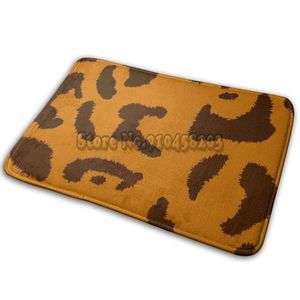 Carpets Brown And Orange Print Printed Floor Rugs Front Door Mat Outdoor Mats Animal Skin Lovers Wild