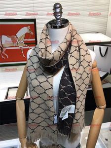 2021 Fashion Brand Scarves, designer halsduk, dubbelsidig tvåfärg, all-match för män och kvinnor, storlek 30 * 180cm
