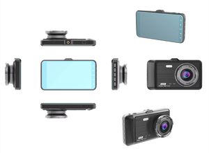 4-calowy IPS Dual Obiektyw Car DVR Dash Cam 170 Stopni Szerokokątny Loop Loop Kamera z monitorowaniem Parking GT500