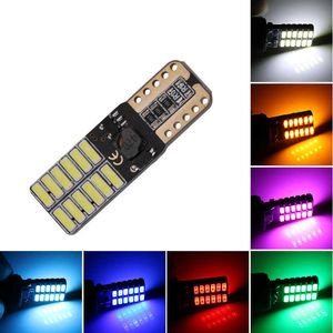 Samochód T10 LED 4014 24 SMD 24Smd Lampa Parking Lampa Light Light Drzwi Lampy Lampy Światła Source Bulb Backup Tail Light New Dotarge Car