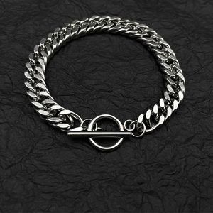 Link Chain For Women Cuban Thick Men's And Women's Braids Titanium Steel Couple Hand-decorated OT Bare BundyLink