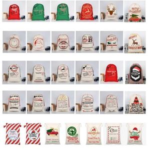 31 стили Рождественские подарочные пакеты Xmas Bag Drawstring Bagwith reinders Santas Claus Sacks Bagsfor Santa Sack Kid Bag4649