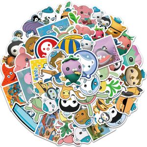 50 PCS Misto Graffiti Skateboard Adesivi Cartoon Ocean Column Per Auto Laptop Frigo Casco Pad Bicicletta Bici Moto PS4 Libro Chitarra Pvc Decal