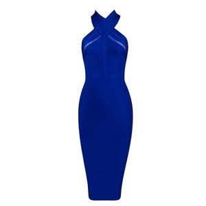 Sexiga Kvinnor Klänning Bandage Party Club Bodycon Pencil Elegant Vestidos Plus Size Ladies Kläder 210515