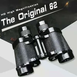 8X30 Powerful Binoculars 62 Type Military Telescope BAK4-Prism Super Clear Full Metal Hunting Professional Monocular Camping