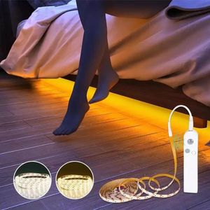 Lamba Kapakları Shades Şarj Edilebilir Hareket Sensörü LED Gece Işıkları Yatak Odası Işık Dedektörü Duvar Dekoratif Merdiven Dolap Oda Aydınlatma