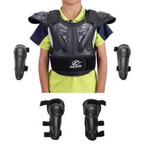 Motorcycle Armor Full Body Protect Vest Cycling Motocross Blance Bike Armour Suits Boys Girls Skating Knee Elbow Guard249m