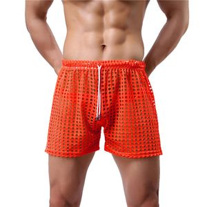 Underpants Underwear Underwear Sexy Boxer Shorts See through traspirante Hollw Out Homme Mutandine Boxer Fitness Boxer Trunks Swimwear Sport Swimwear