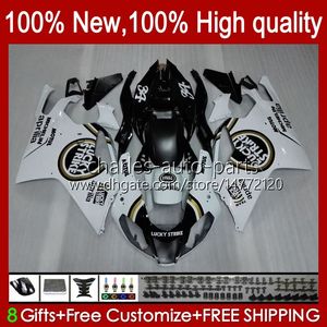 Moto Fairings for Aprilia RSV1000R Mille RV60 RSV-1000 RSV1000 R RR 04 05 06 Bodywork 11No.22 RSV1000RR RSV 1000 R 1000R 1000RR 2004 2005 2006 Bodys Kit Lucky White