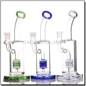 Wasserpfeifen Vierteiliger Reifeninnenkern Glasbong dreifarbig 14 mm weiblicher Dab-Rig zum Rauchen