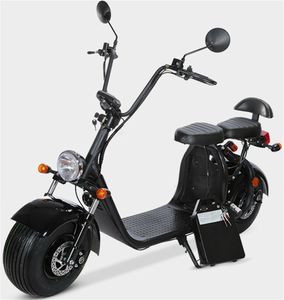 Avtagbart batteri Högkraftmotor Fettdäck Electric Scooter Motorcykelstöd Elektronisk Anti-thyt Unisex