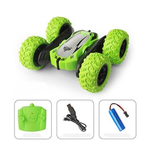 Double-Sided 4WD RC Stunt Car Radio Induction children's Remote Control off Road Drift Vehicle Car Model W1