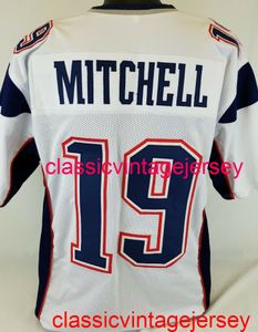 Stitched Men Women Youth Malcolm Mitchell Custom Sewn White Football Jersey Embroidery Custom Any Name Number XS-5XL 6XL