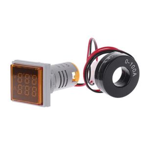 60 V A D18 Square LED Digital Dual Display Voltmeter Ammeter Voltage Gauge Current Meter Modules Accessory