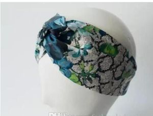 2022 Silk Headbands Hair Bands For Women High Quality Designer Floral Bird Strawberry Yoga Headwrap Headband Hair accessories Dropship