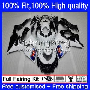 Injektionsvorräte White Fostings für Suzuki K9 GSXR 1000 CC 1000cc 09-16 28No.3 GSX-R1000 GSXR1000 09 10 11 12 13 14 15 GSXR-1000 2009 2010 2011 2012 2013 2013 2015 2016 OEM Körper