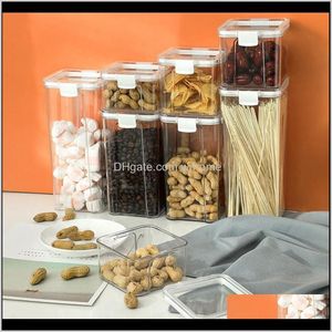 Housekeeping Organization Home Gardenmulti Kapazität versiegelte Dose Reiskorn Aufbewahrungsbox Spender Mehrkorn Spaghetti Nudeln Behälter Trans