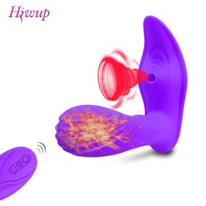 Heizung Saugen Vibrator Sex Spielzeug für Frauen Erwachsene G Spot Suker Klitoris Stimulator Fernbedienung Tragbare Höschen Vibrator Y200409